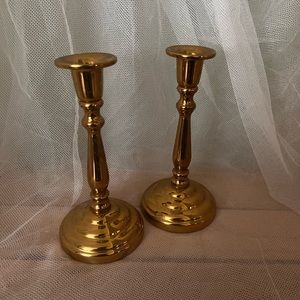 Vintage Brass candl holders